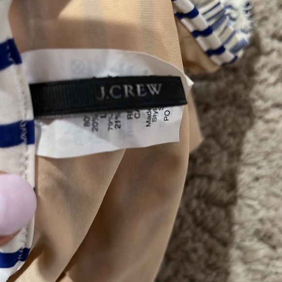 Jcrew blue and white striped one piece size 4 VGUC - Picture 4 of 5